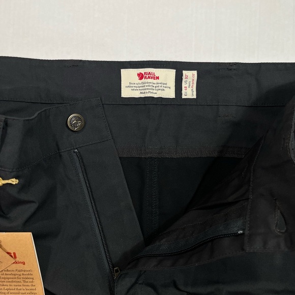 NWT FJALLRAVEN Vidda Pro Ventilated Trouser Men’s 32 x 32 in Dark Grey / Black - Picture 8 of 10
